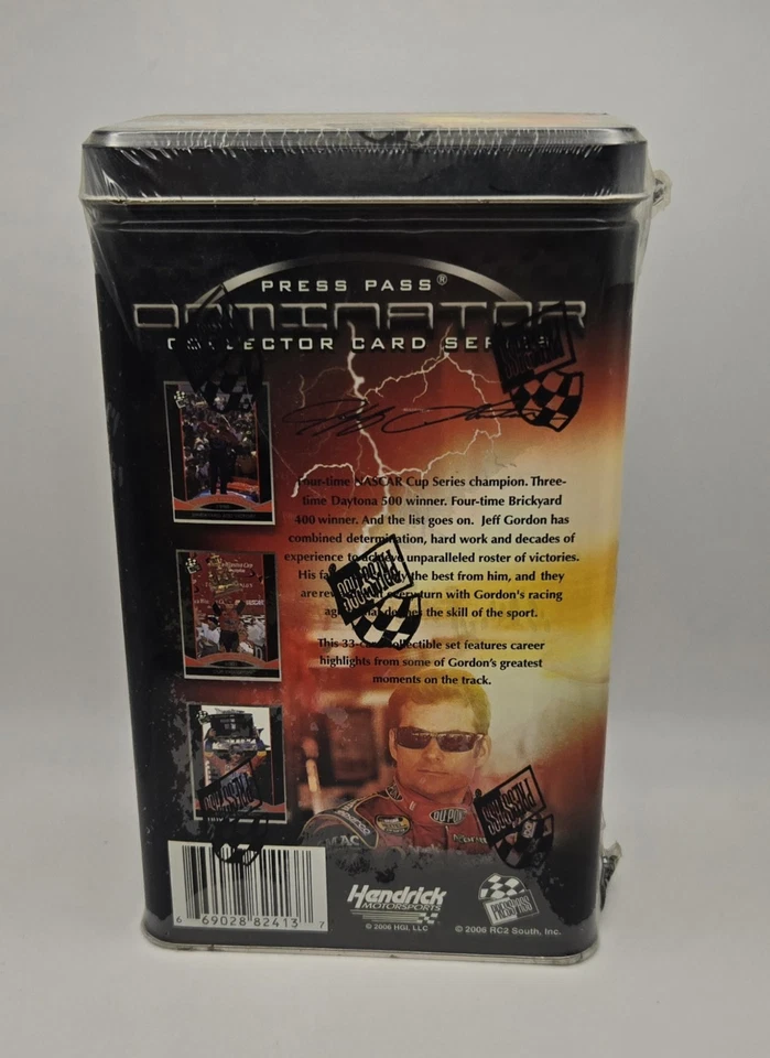 2006 Jeff Gordon "DOMINATOR" Press Pass Collector Card Series 33 Card Set SEALED - Image 4 of 4