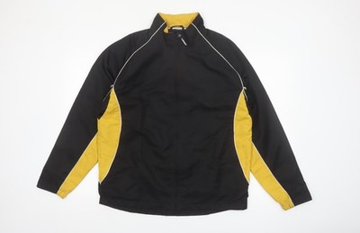 Landmark Herren Windbreaker Jacke schwarz gelb Größe S Polyester