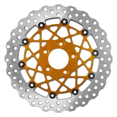 Performance Machine 0133-1539S-G Speedstar Rear Gold Rotor