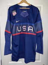 Brand New Team USA Hockey Jersey Men  s L Olympics/Nations Face-Off  TKACHUK