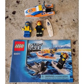 LEGO City Patrol Car 4436 Artic Ice Crawler 60033 Surfer's Rescue 60011 Retired