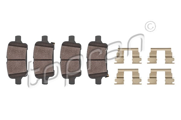 Fits TOPRAN HANS PRIES 624 521 HAM PADS.