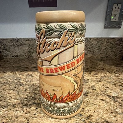 Stroh Brewery Co. Fire Brewed Beer Heritage Series VI Ceramic Stein Mug 7in