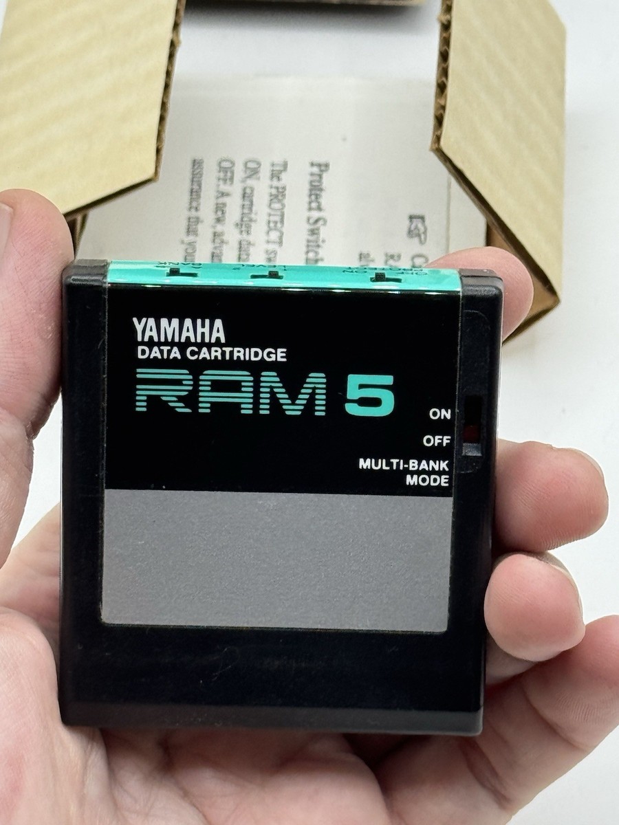 YAMAHA RAM 5 Data Memory Cartridge EXTREMELY RARE DX7II FD/D/S