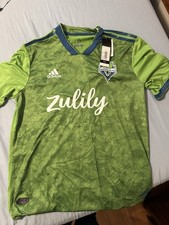 adidas Men's Seattle Sounders FC 2019/20 Green Soccer Jersey Home Kit