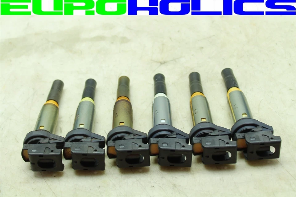 SET 6 OEM BMW Delphi F07 535i 11-19 N20 N55 Ignition Coil Ignitor 12137594596 - Image 4 of 4