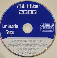 All Hits 2000 AH2015 CDG Karaoke Disc Summer Nights Margaritaville Delilah MORE 