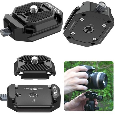 F38 Quick Release Kit V1, Plate for DSLR/Mirroless with Arca Swiss and Clamp ...