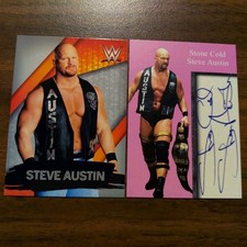 STONE COLD Steve Austin WRESTLING All-American WWE Champion & ICONIC Promo Cards