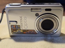 Pentax Optio S6 Digital Camera 6.0MP Silver  Mint Condition 👌sd Card/charger