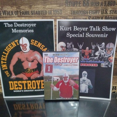 The Destroyer DVD & Memorial Photo Book Set Pro Wrestling Legend 86yo