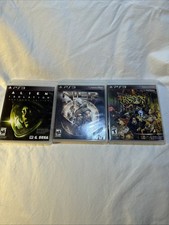 Lot of 3 PS3 Games: Alien M-Nier M-Dragon Crown T All Have Booklets No Scratches