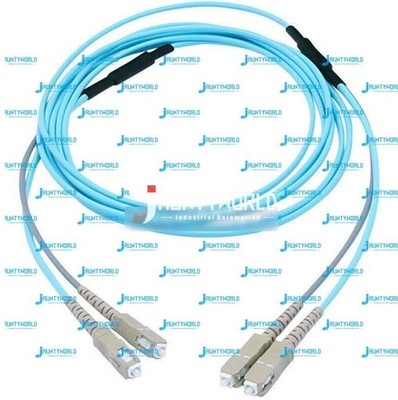 30m Armored Fiber Cable SC-SC MM 10G OM3 Duplex Fiber Optical Patch Cord 50/125