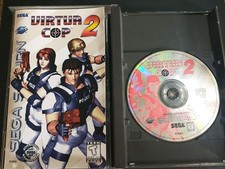 Virtua Cop 2 (Sega Saturn) CIB Complete w Manual + Registration+Game 