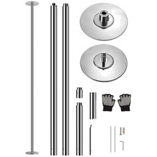 Portable Spinning Dance Pole, Steel Build - S...