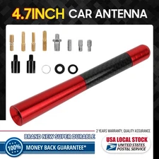 High-quality 4.7inch Red Carbon Fiber Antenna Radio AM/FM Mast for Ford Bronco
