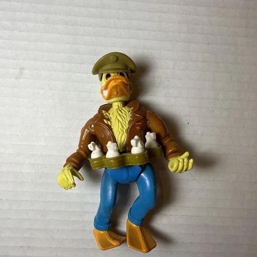 1989 TMNT Ace Duck Figure + Hat & Belt Accessories Teenage Mutant Ninja Turtles