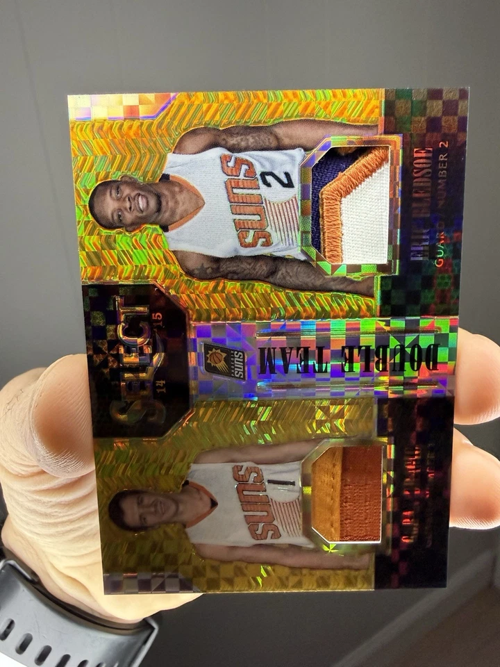 Camisetas Select Double Team Game Worn 2014 #29 Eric Bledsoe Goran Dragic Gold/10 Foto 2 de 4