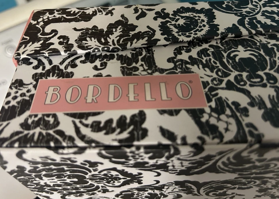 Bordello Black Spiked Platform Pinup Pumps Pleaser 7 Stripper Shiny Retro Mary - Image 4 of 4