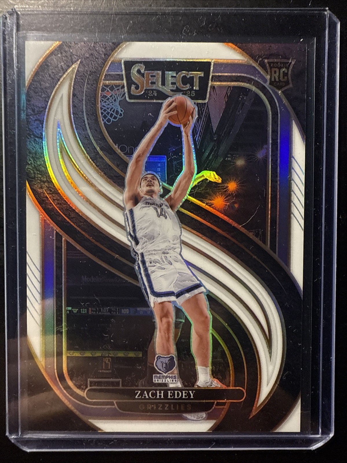 2024-25 Panini Select - Premier Level Zach Edey #192 White Prizm /149 (RC)