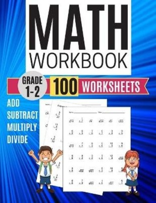 Kitty Learning Math Workbook Grade 1-2 Add Subtract Multiply Divide  (Paperback)