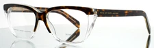 MARC JACOBS MMJ646 KRZ Tortoise Clear Womens Semi Cat Eye Eyeglasses 53-14-140