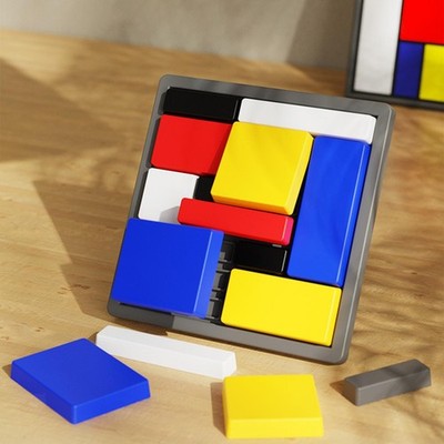 Spiel Knobelspiel tragbares Reisespielzeug Lernen 4 Desktop-Spiel für Alter 3 bis 12