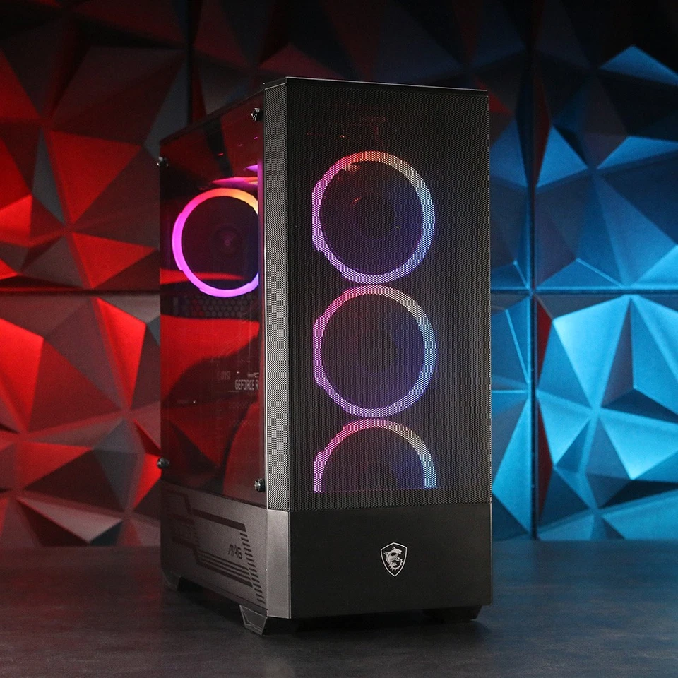 MSI MAG Forge 112R Gaming PC / Intel Core i7-12700F, 16 GB, RTX 3060 Ti, WaKü