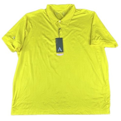 NWT Antigua Polo Shirt Desert Dry Tournament  Golf Yellow (Pineapple) Size XXL
