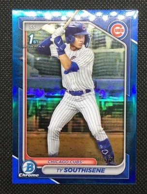 2024 Bowman Draft - Chrome Ty Southisene #BDC-45 Blue Refractor /150 (RC)