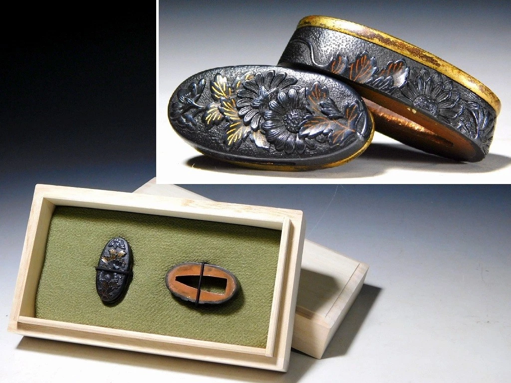 Fuchi Kashira Japanese Antiques products for sale | eBay