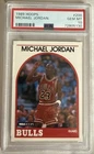 🔥1989 HOOPS #200 MICHAEL JORDAN BULLS HOF PSA 10 GEM MINT🔥 Scorching hot card