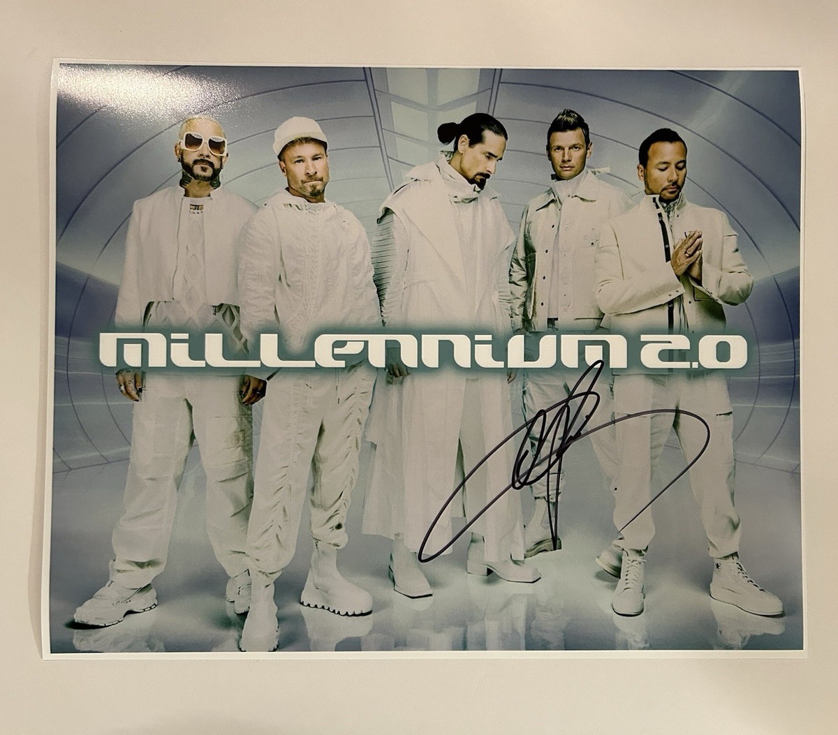 Nick Carter of Backstreet Boys Signed 11x14 Photo w/ Proof Pic BSB