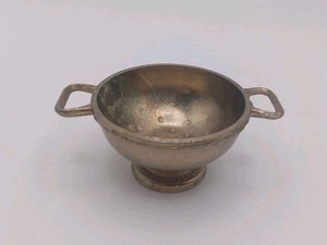 Miniature 27g 1930's Silver 756164 Colander 2-3/8" X 1-5/8" X 1" Made In England