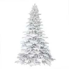 Vickerman 78" Plastic Spruce Artificial Christmas Tree in White