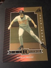1998 Pinnacle Zenith Gold Impulse 5x7 Cal Ripken Jr #Z50 HOF /100