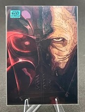 DARTH VADERS MASK - 2024 Topps Chrome Star Wars Galaxy #As-3 Aqua Refractor /199