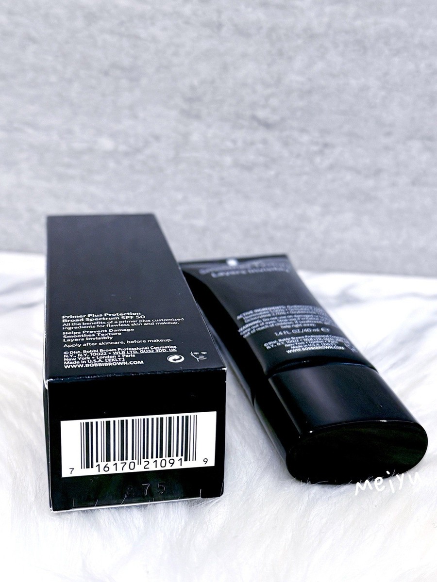 Bobbi Brown Primer Plus Protection, SPF 50, Full Size 1.4Oz. /40mL