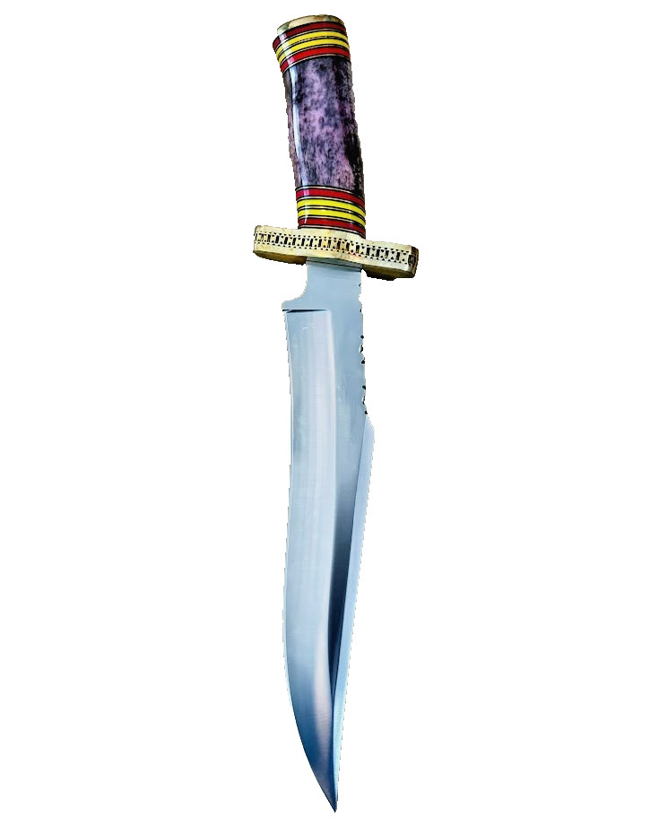 IMPACT CUTLERY Custom Made UNUSED 16" Bowie Knife RARE Handmade Dagger Knives