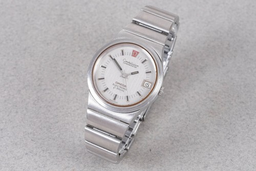 OMEGA CONSTELLATION CHRONOMETER ELECTRONIC F300HZ DATE WRISTWATCH