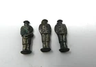 Vintage Cracker Jack Diecast Metal Pewter Soldier Military Infantry Toys WW1 Old