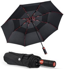 Lejorain Collapsible Umbrella Compact Travel - 46 inches, 01.Reb Ribs