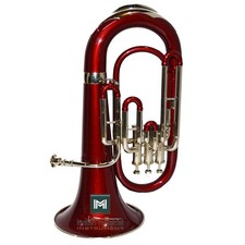 Bb 3-Valve Euphonium Brass Musical Instrument with Mouthpeice and Hard Case.