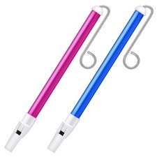 2 Pack Slide Whistle Toy for Adults Kids Blue and Purple