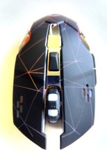 Keyxgsoul Q8 Rechargeable Wireless Gaming Mouse, 2.4G LED Optical Silent