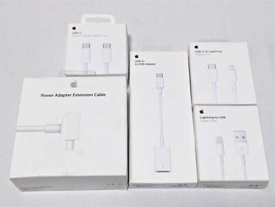 Authentic Apple Adapters USB-C Lightning USB Power Extension