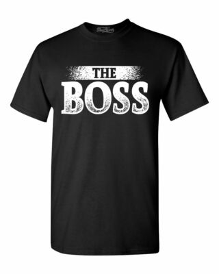 The Boss T-shirt Funny Matching Couples Family Hustler CEO Shirts