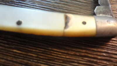 RARE A.W. WADSWORTH & & SONS MOTHER OF PEARL? 2 BLADED POCKET