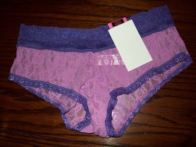NWT MAIDENFORM STRETCH LACE CHEEKY HIPSTER PANTIES 40808 API PINK/PPL | eBay