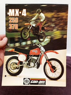 1977 CAN-AM MX-4 250 370 BOMBARDIER BROCHURE canam can am | eBay